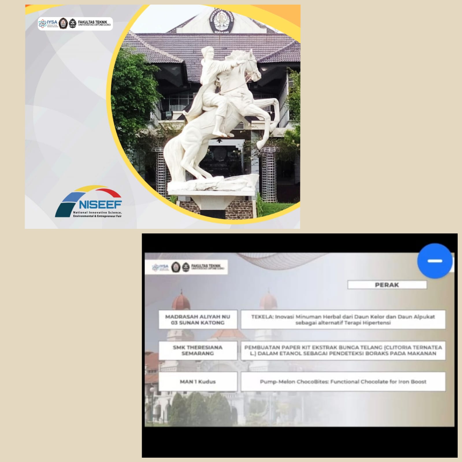 Read more about the article MEDALI PERAK , KOMPETISI NATIONAL INNOVATIVE SCIENCE ENVIROMENTAL AND ENTREPRENEUR FAIR (NISSEF) 2026